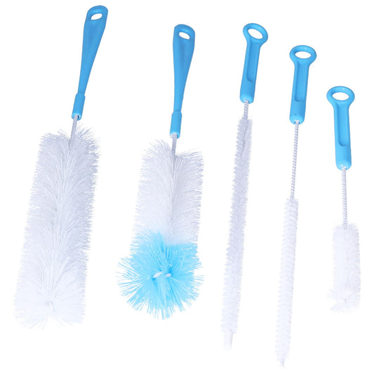 Water Bottle Brush 5pcs Long Handle Cleaning Brush for Narrow Neck Water Bottle Baby Bottle Coffee GrinderBlue V1294-YM0523-3117210155311