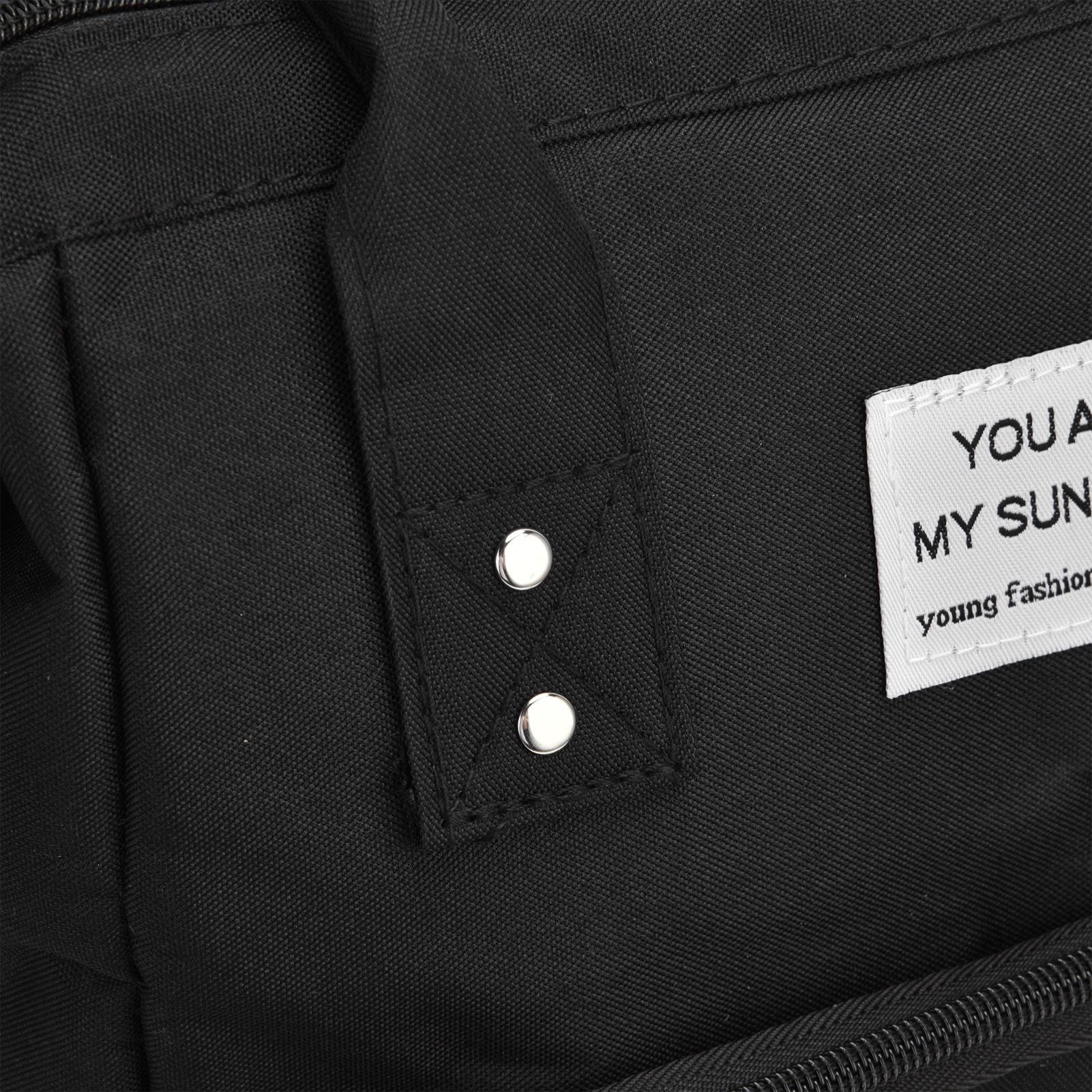 Backpack Multifunctional Foldable Large Capacity Baby Diaper Storage Bag for TravelBlack V1294-YM0523-3117210159811