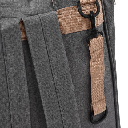 Backpack Multifunctional Foldable Large Capacity Baby Diaper Storage Bag for TravelLight Grey V1294-YM0523-3117210159812