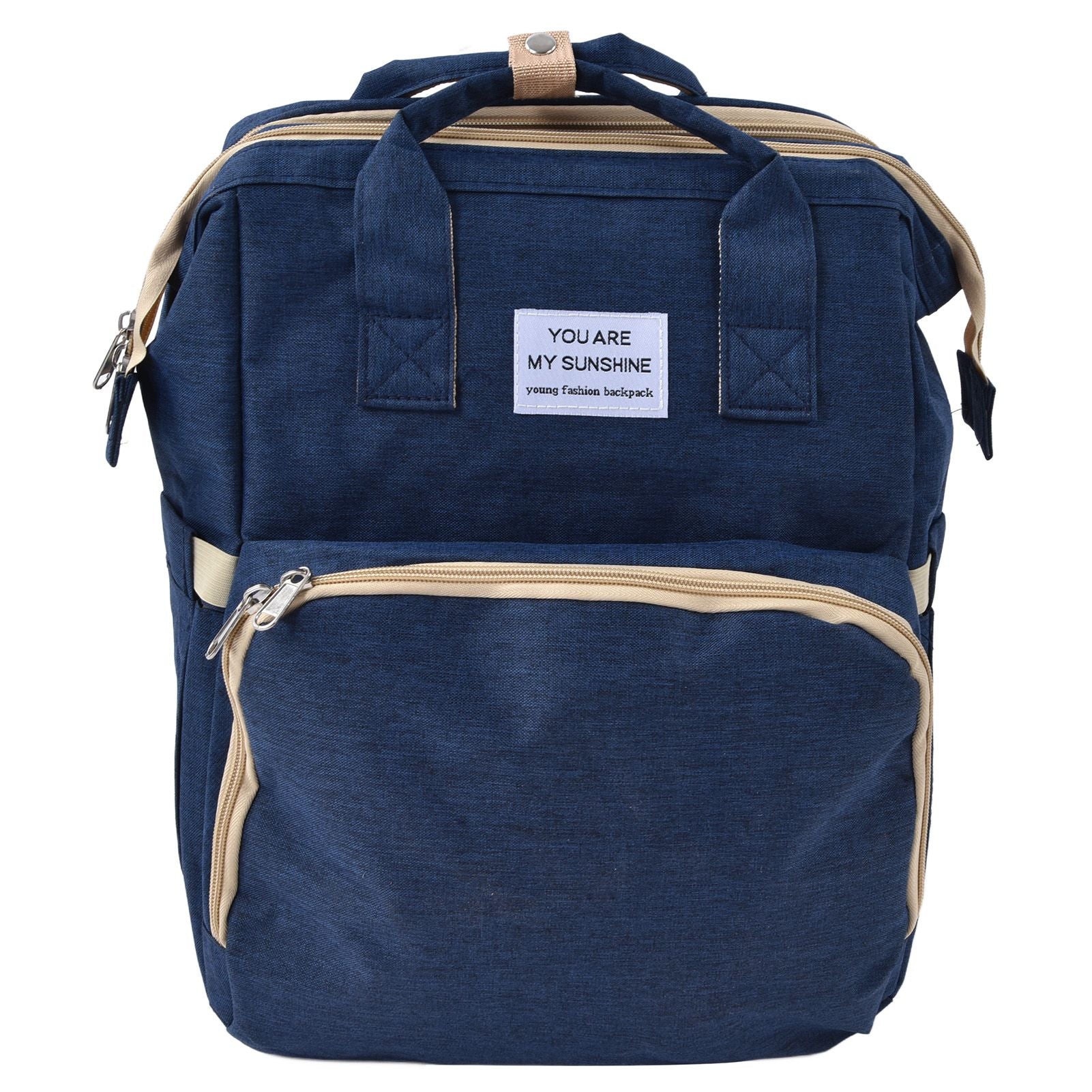 Backpack Multifunctional Foldable Large Capacity Baby Diaper Storage Bag for TravelDark Blue V1294-YM0523-3117210159813