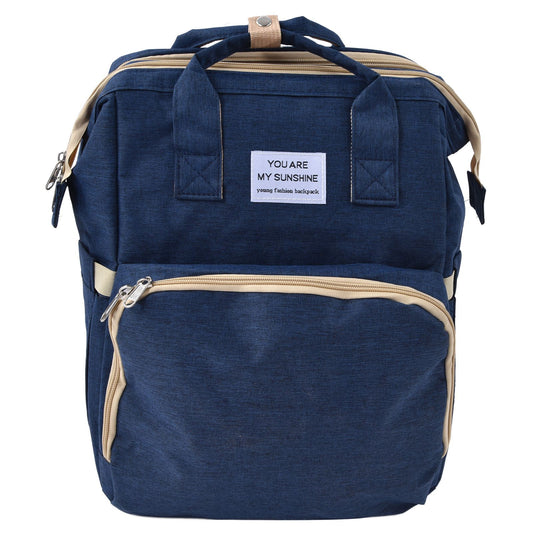 Backpack Multifunctional Foldable Large Capacity Baby Diaper Storage Bag for TravelDark Blue V1294-YM0523-3117210159813