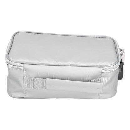 Fireproof Document Bag with Lock Portable Small Fireproof Document Bag for Home Office TravelSilver V1294-YM0523-3117210170011