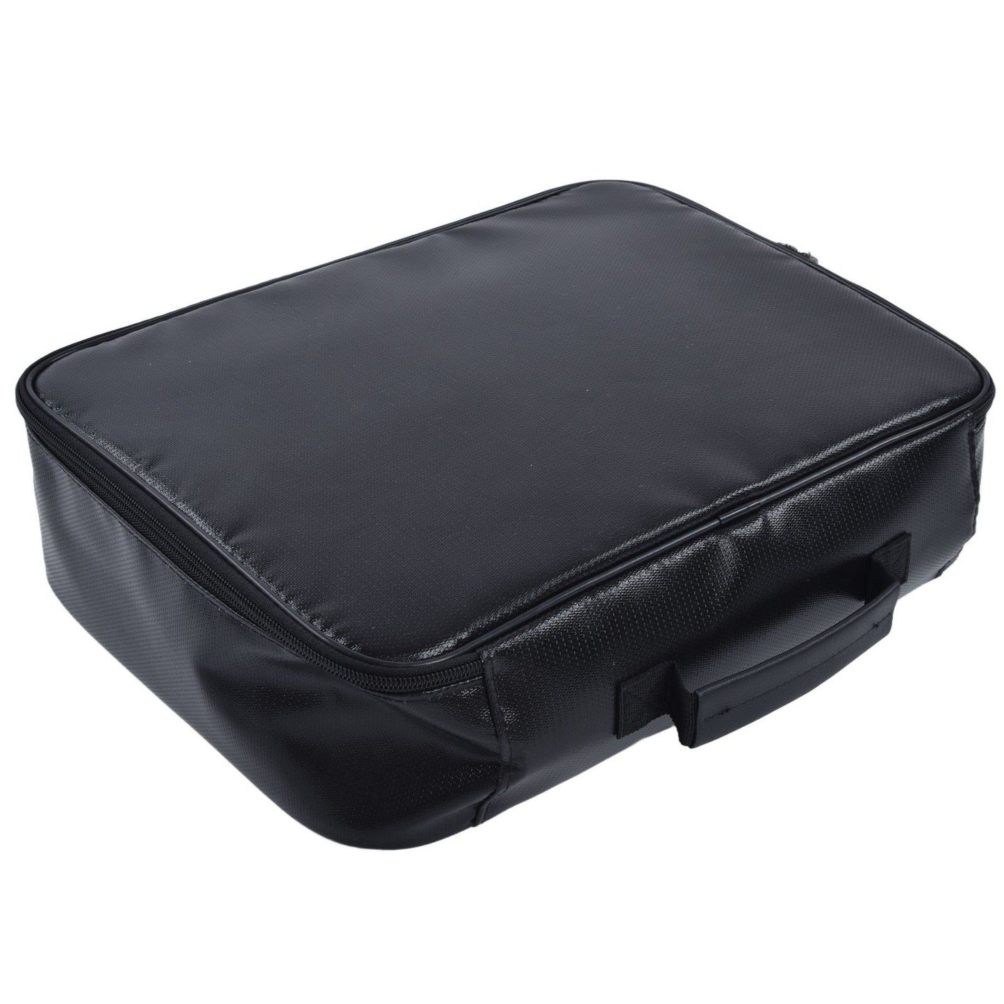 Fireproof Document Bag Pouch Portable File Safe Organizer Large Capacity Storage Box Case with LockBlack V1294-YM0523-3117210177311