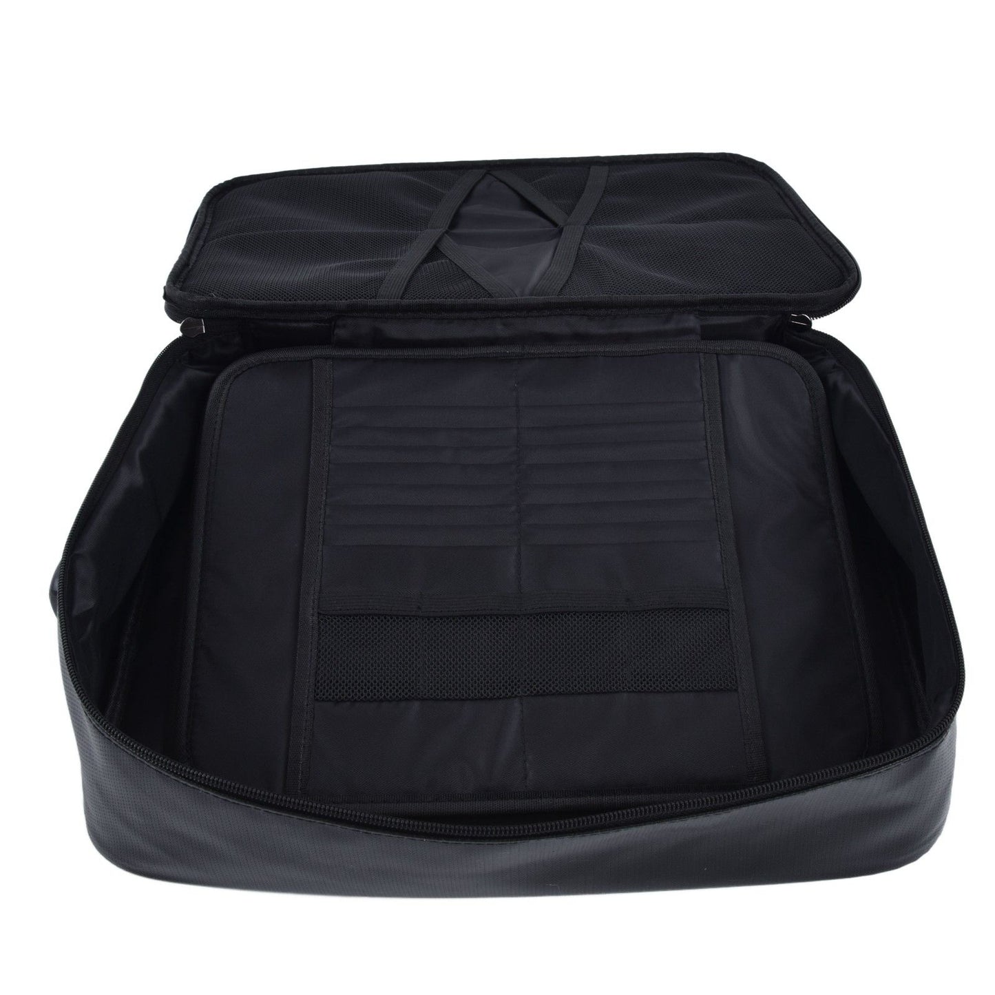 Fireproof Document Bag Pouch Portable File Safe Organizer Large Capacity Storage Box Case with LockBlack V1294-YM0523-3117210177311