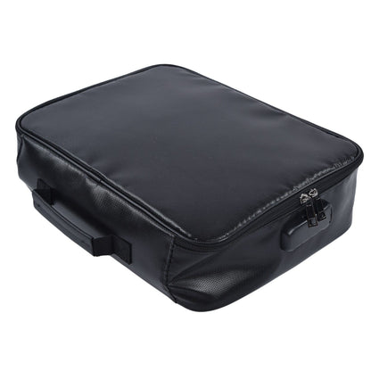 Fireproof Document Bag Pouch Portable File Safe Organizer Large Capacity Storage Box Case with LockBlack V1294-YM0523-3117210177311