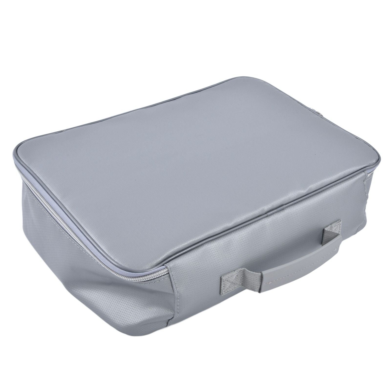 Fireproof Document Bag Pouch Portable File Safe Organizer Large Capacity Storage Box Case with LockSilver V1294-YM0523-3117210177312