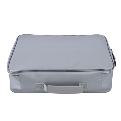 Fireproof Document Bag Pouch Portable File Safe Organizer Large Capacity Storage Box Case with LockSilver V1294-YM0523-3117210177312