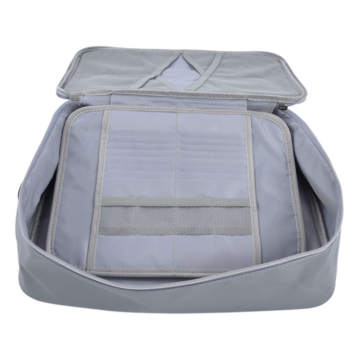 Fireproof Document Bag Pouch Portable File Safe Organizer Large Capacity Storage Box Case with LockSilver V1294-YM0523-3117210177312
