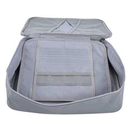 Fireproof Document Bag Pouch Portable File Safe Organizer Large Capacity Storage Box Case with LockSilver V1294-YM0523-3117210177312