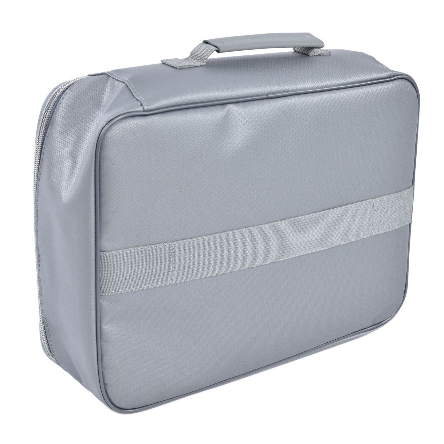 Fireproof Document Bag Pouch Portable File Safe Organizer Large Capacity Storage Box Case with LockSilver V1294-YM0523-3117210177312