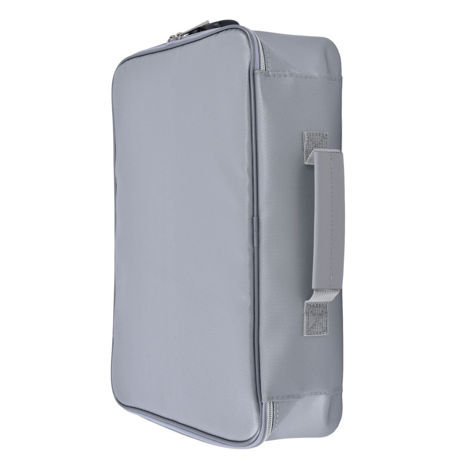 Fireproof Document Bag Pouch Portable File Safe Organizer Large Capacity Storage Box Case with LockSilver V1294-YM0523-3117210177312