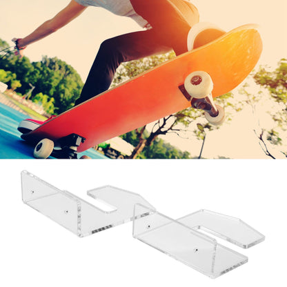Wall Mount Sliding Plate Bracket Acrylic Durable Skateboard Wall Hanger for Home V1294-YM0523-3117210177811