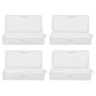 Transparent Storage Box Clear Plastic Container with Hinged Cover for Small ObjectsCrafts Beads Jewelry V1294-YM0523-3117210182811