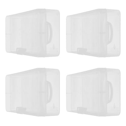 Transparent Storage Box Clear Plastic Container with Hinged Cover for Small ObjectsCrafts Beads Jewelry V1294-YM0523-3117210182811