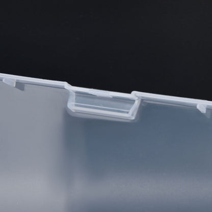 Transparent Storage Box Clear Plastic Container with Hinged Cover for Small ObjectsCrafts Beads Jewelry V1294-YM0523-3117210182811