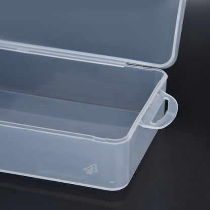 Transparent Storage Box Clear Plastic Container with Hinged Cover for Small ObjectsCrafts Beads Jewelry V1294-YM0523-3117210182811