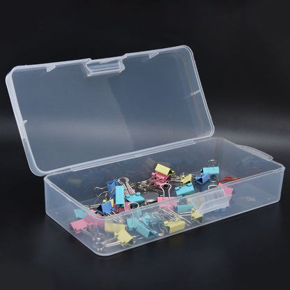 Transparent Storage Box Clear Plastic Container with Hinged Cover for Small ObjectsCrafts Beads Jewelry V1294-YM0523-3117210182811