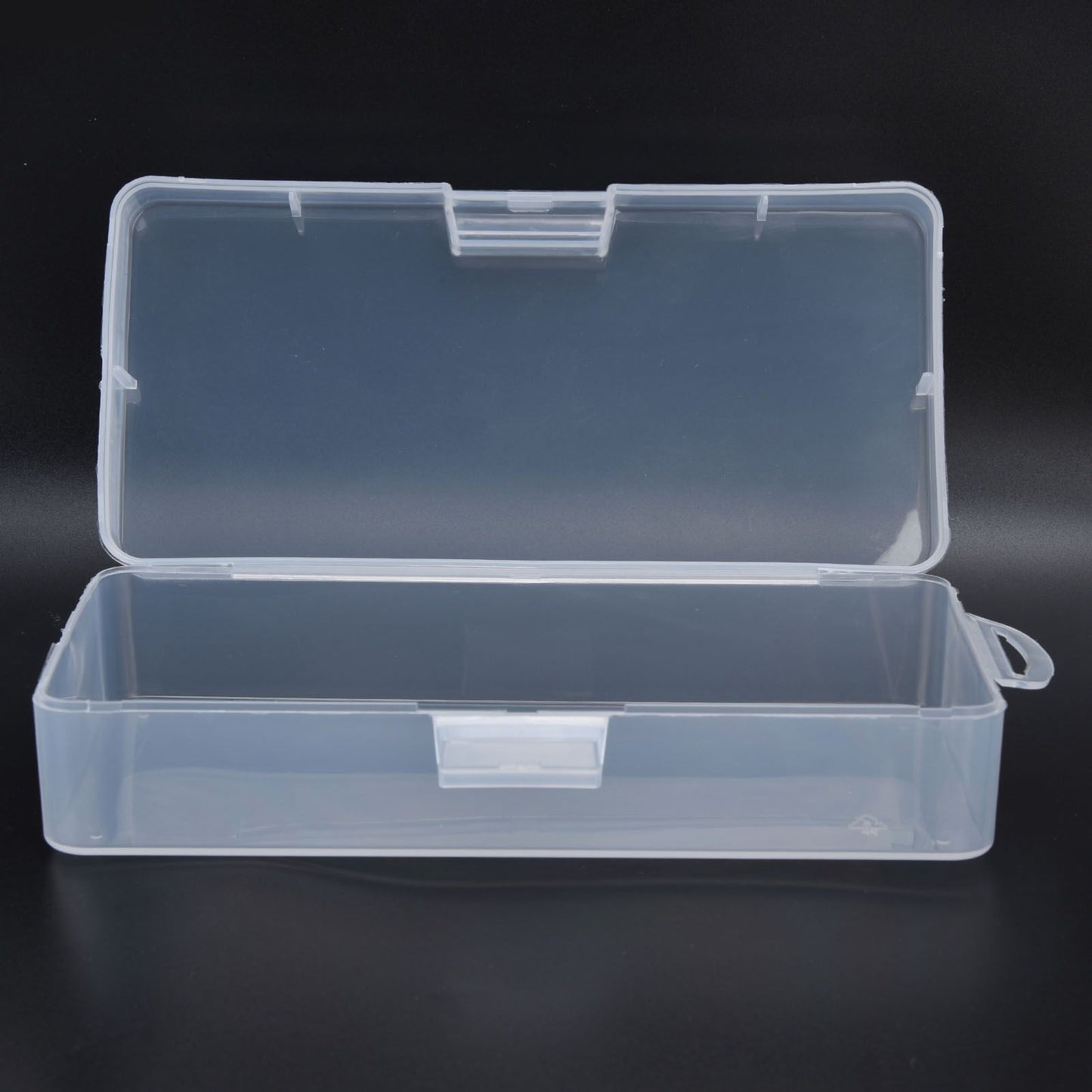 Transparent Storage Box Clear Plastic Container with Hinged Cover for Small ObjectsCrafts Beads Jewelry V1294-YM0523-3117210182811