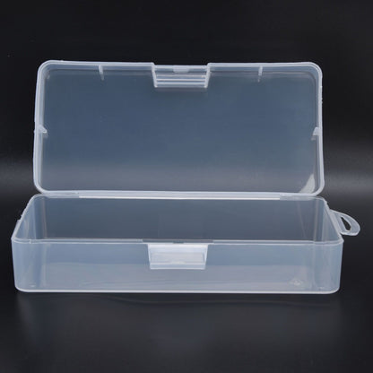 Transparent Storage Box Clear Plastic Container with Hinged Cover for Small ObjectsCrafts Beads Jewelry V1294-YM0523-3117210182811