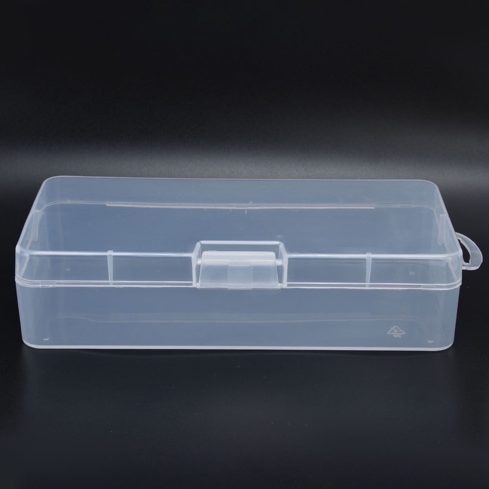 Transparent Storage Box Clear Plastic Container with Hinged Cover for Small ObjectsCrafts Beads Jewelry V1294-YM0523-3117210182811