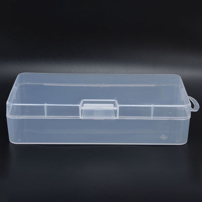 Transparent Storage Box Clear Plastic Container with Hinged Cover for Small ObjectsCrafts Beads Jewelry V1294-YM0523-3117210182811