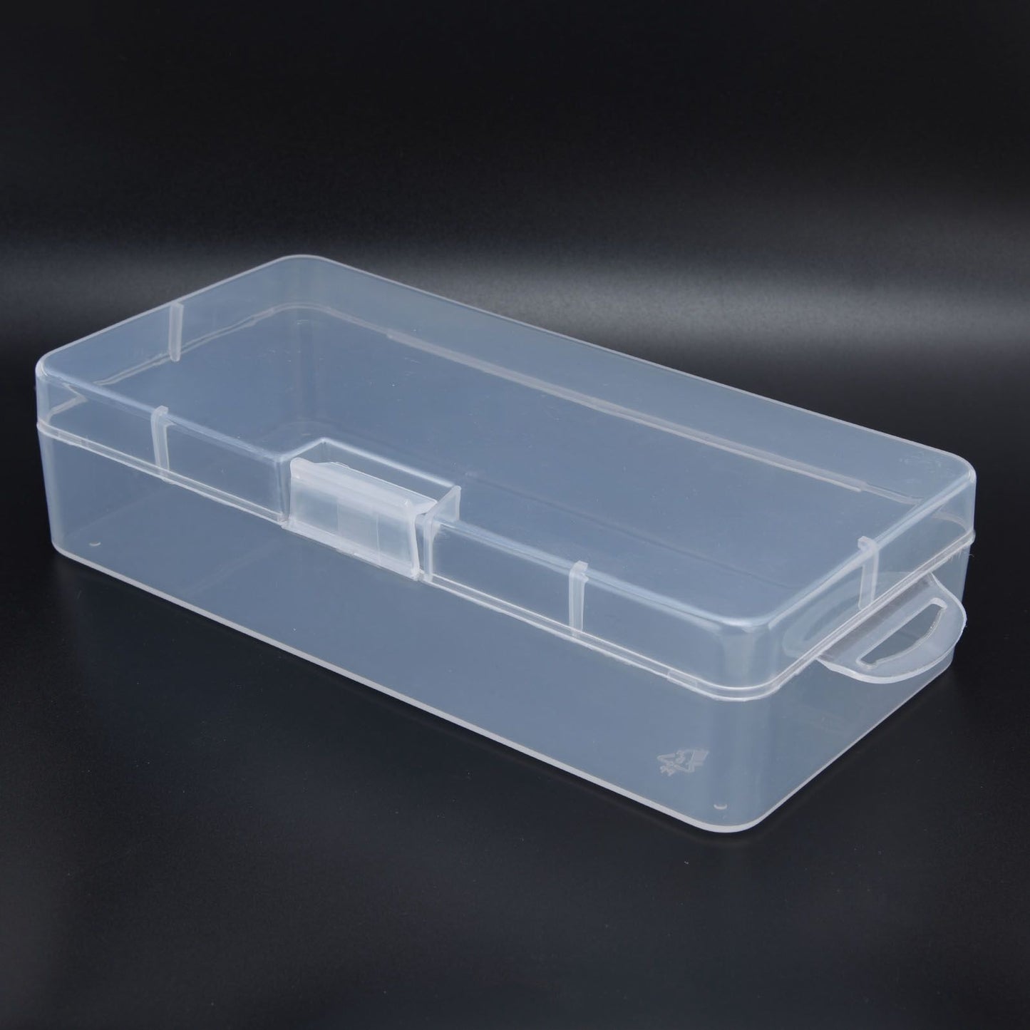Transparent Storage Box Clear Plastic Container with Hinged Cover for Small ObjectsCrafts Beads Jewelry V1294-YM0523-3117210182811