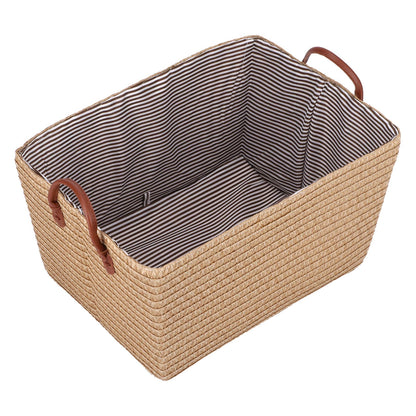 Large Collapsible Storage Basket Foldable Storage Bin for Toys Books Bedroom ClosetPale Yellow V1294-YM0523-3117210186511