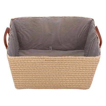 Large Collapsible Storage Basket Foldable Storage Bin for Toys Books Bedroom ClosetPale Yellow V1294-YM0523-3117210186511