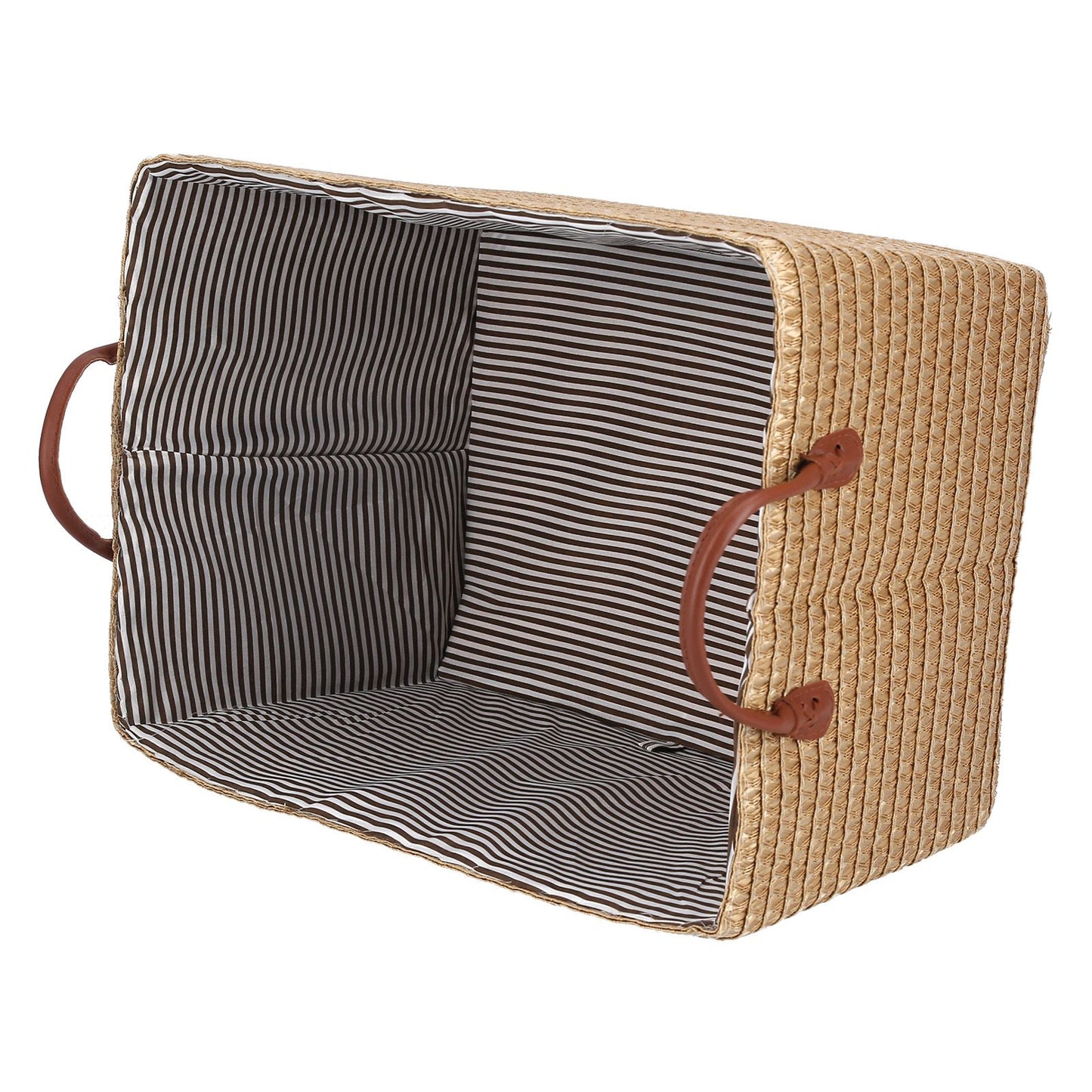 Large Collapsible Storage Basket Foldable Storage Bin for Toys Books Bedroom ClosetPale Yellow V1294-YM0523-3117210186511