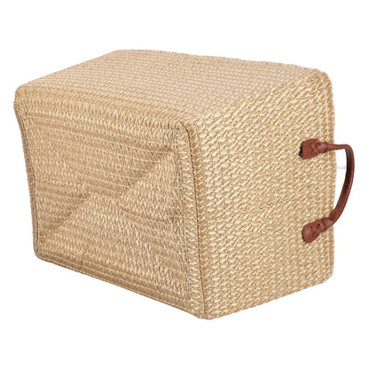 Large Collapsible Storage Basket Foldable Storage Bin for Toys Books Bedroom ClosetPale Yellow V1294-YM0523-3117210186511