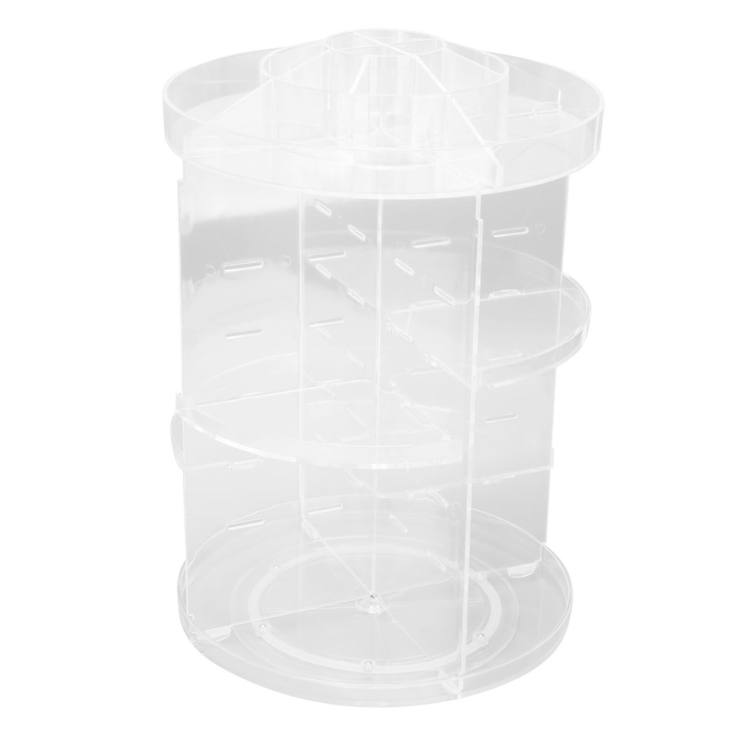 Makeup Organizer 360 Degree Rotation Cosmetic Storage Box Large Capacity Acrylic Jewelry Storage Rack V1294-YM0523-3117210193811
