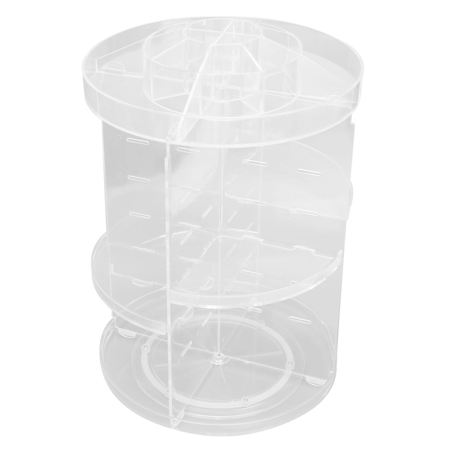 Makeup Organizer 360 Degree Rotation Cosmetic Storage Box Large Capacity Acrylic Jewelry Storage Rack V1294-YM0523-3117210193811