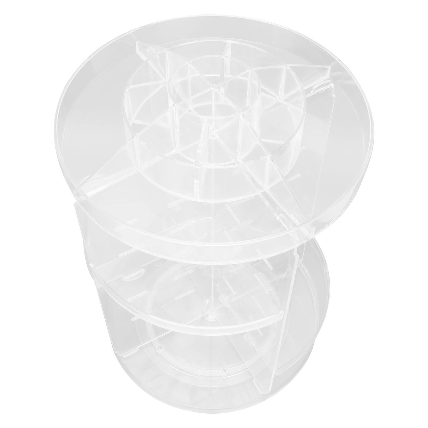 Makeup Organizer 360 Degree Rotation Cosmetic Storage Box Large Capacity Acrylic Jewelry Storage Rack V1294-YM0523-3117210193811
