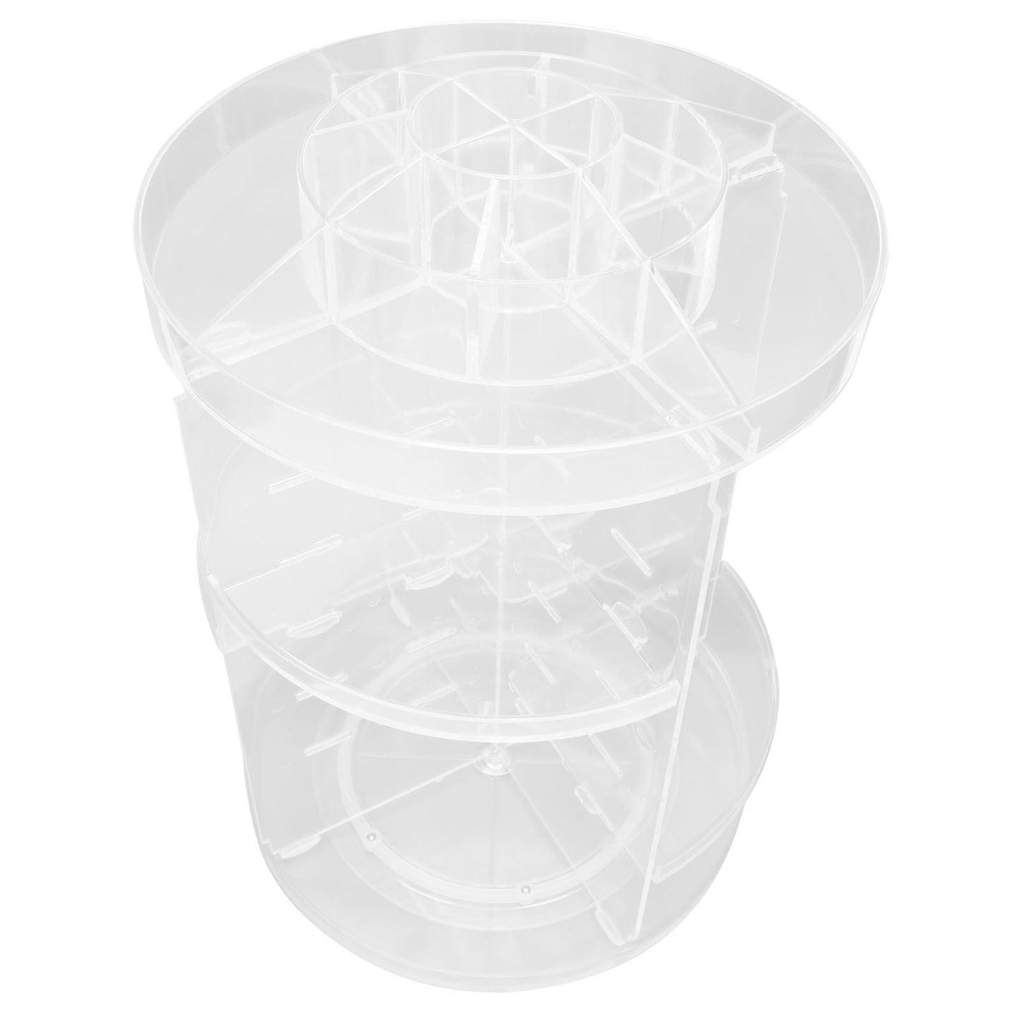 Makeup Organizer 360 Degree Rotation Cosmetic Storage Box Large Capacity Acrylic Jewelry Storage Rack V1294-YM0523-3117210193811