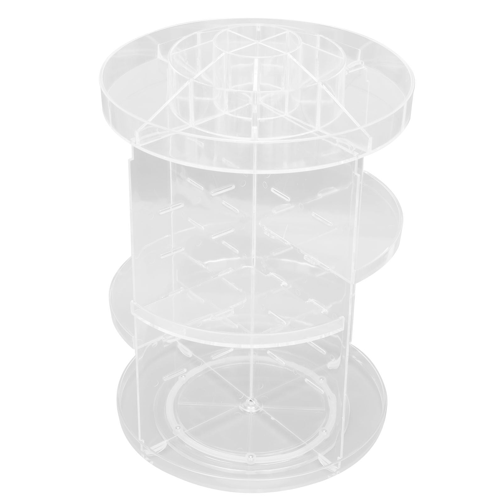 Makeup Organizer 360 Degree Rotation Cosmetic Storage Box Large Capacity Acrylic Jewelry Storage Rack V1294-YM0523-3117210193811