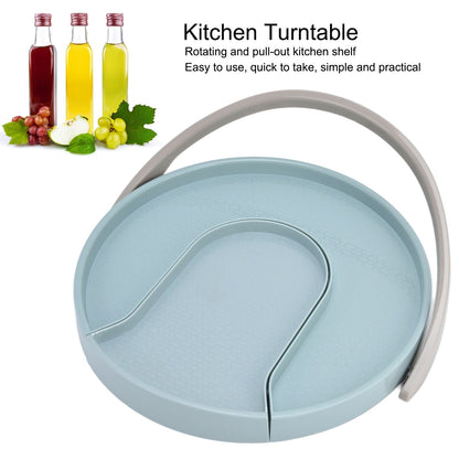 Kitchen Storage Turntable Non Skid Kitchen Spice Beverage Pull Out Organizer Rack for Kitchen Cabinets V1294-YM0523-3117210195612
