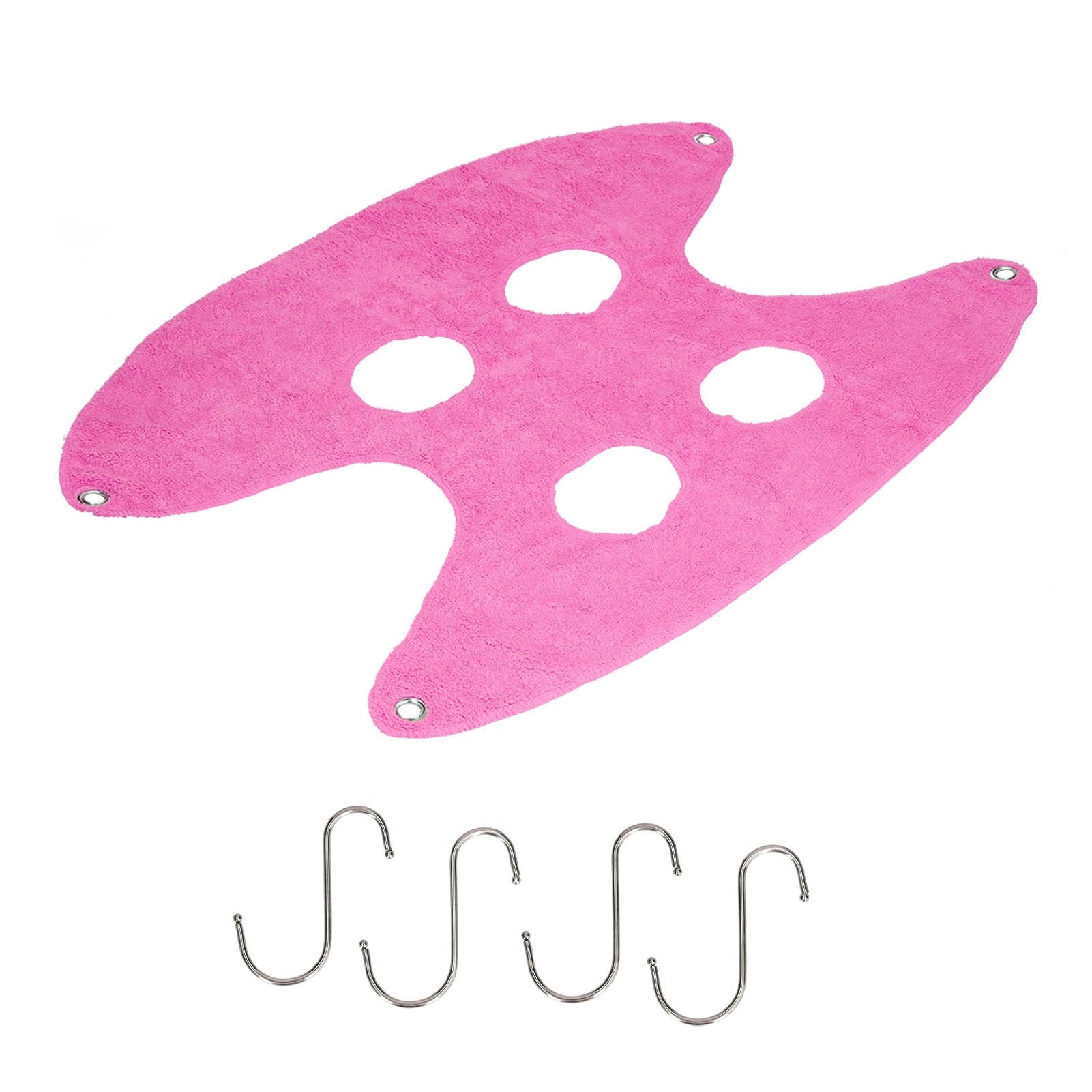 Pet Grooming Sling Dog Grooming Sling Hammock Helper for Bathing Washing Nail ClippingS Rose Red V1294-YM0523-3117210196111
