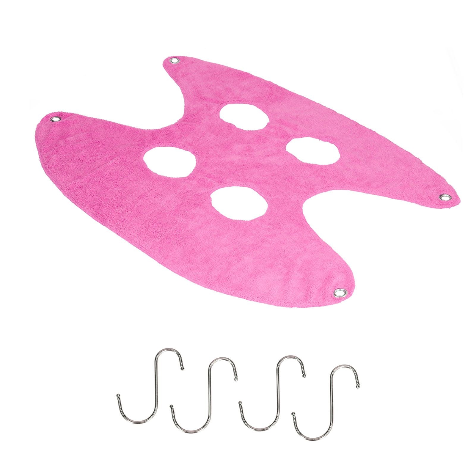 Pet Grooming Sling Dog Grooming Sling Hammock Helper for Bathing Washing Nail ClippingS Rose Red V1294-YM0523-3117210196111