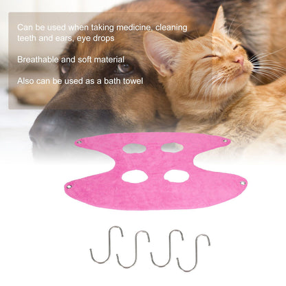 Pet Grooming Sling Dog Grooming Sling Hammock Helper for Bathing Washing Nail ClippingS Rose Red V1294-YM0523-3117210196111