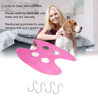 Pet Grooming Sling Dog Grooming Sling Hammock Helper for Bathing Washing Nail ClippingS Rose Red V1294-YM0523-3117210196111