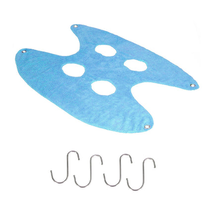 Pet Grooming Sling Dog Grooming Sling Hammock Helper for Bathing Washing Nail ClippingS Blue V1294-YM0523-3117210196112