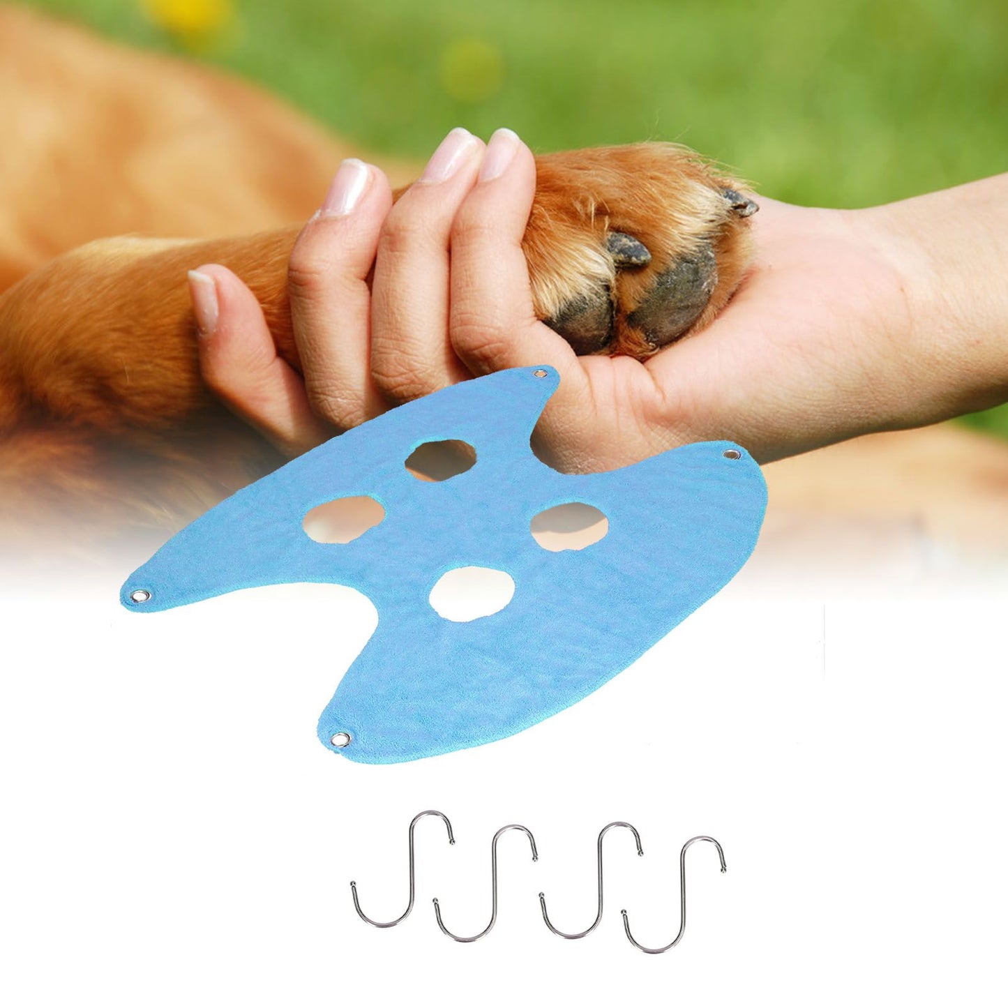 Pet Grooming Sling Dog Grooming Sling Hammock Helper for Bathing Washing Nail ClippingS Blue V1294-YM0523-3117210196112