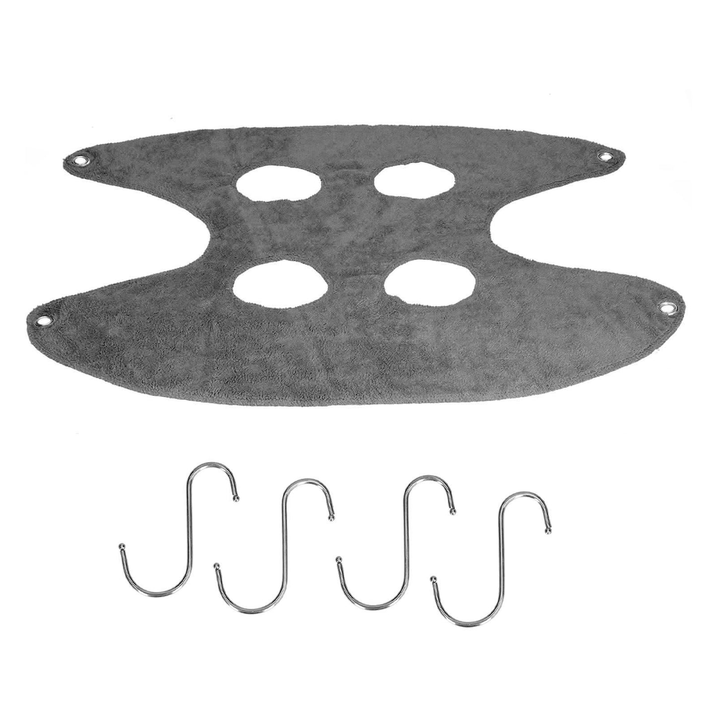 Pet Grooming Sling Dog Grooming Sling Hammock Helper for Bathing Washing Nail ClippingL Grey V1294-YM0523-3117210196119
