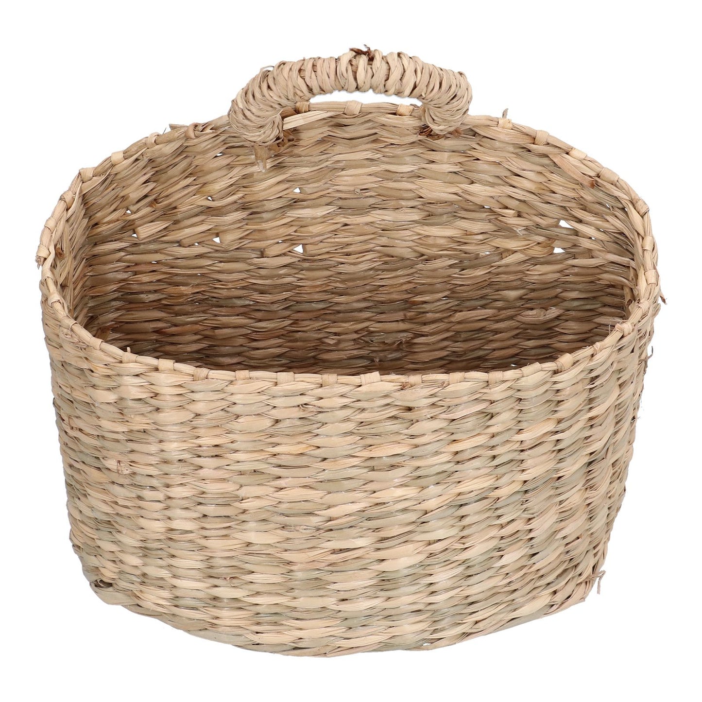 Hanging Basket Seagrass Woven Wall Hanging Storage Basket Organizer for Home Garden Decoration V1294-YM0523-3117210196511