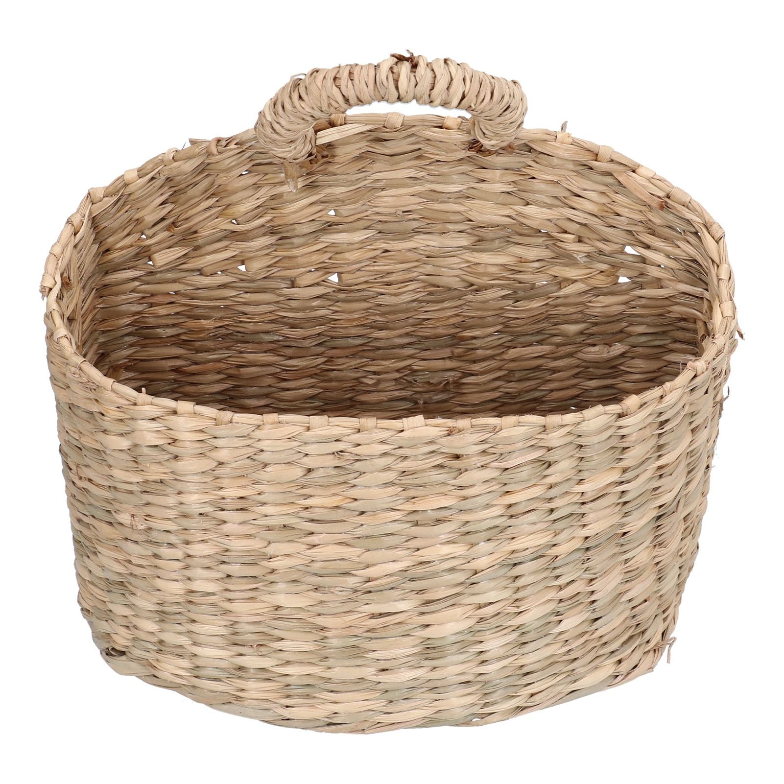 Hanging Basket Seagrass Woven Wall Hanging Storage Basket Organizer for Home Garden Decoration V1294-YM0523-3117210196511