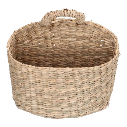 Hanging Basket Seagrass Woven Wall Hanging Storage Basket Organizer for Home Garden Decoration V1294-YM0523-3117210196511