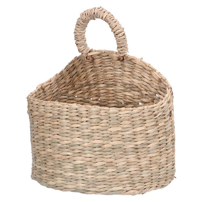 Hanging Basket Seagrass Woven Wall Hanging Storage Basket Organizer for Home Garden Decoration V1294-YM0523-3117210196511