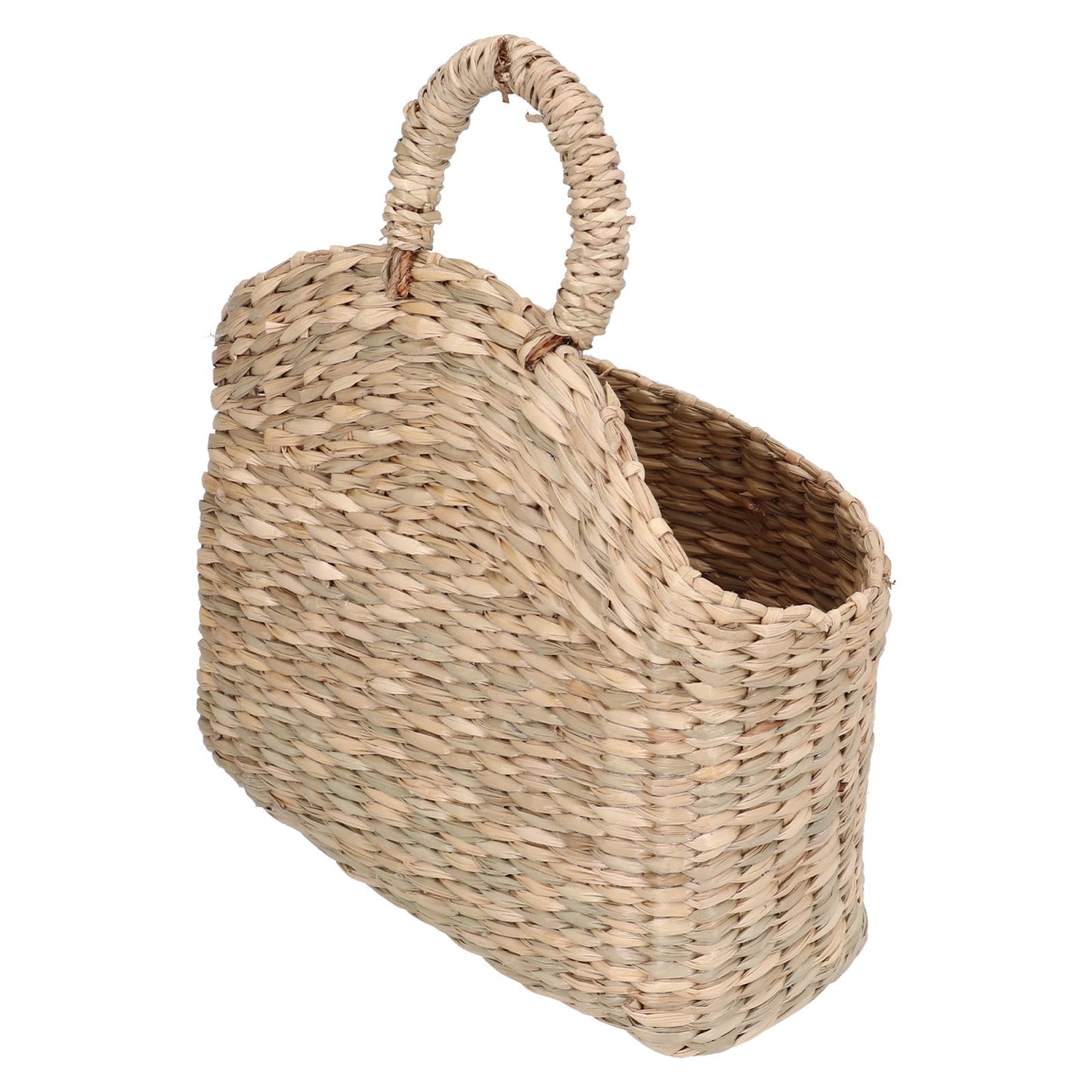 Hanging Basket Seagrass Woven Wall Hanging Storage Basket Organizer for Home Garden Decoration V1294-YM0523-3117210196511