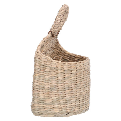 Hanging Basket Seagrass Woven Wall Hanging Storage Basket Organizer for Home Garden Decoration V1294-YM0523-3117210196511