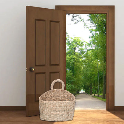 Hanging Basket Seagrass Woven Wall Hanging Storage Basket Organizer for Home Garden Decoration V1294-YM0523-3117210196511